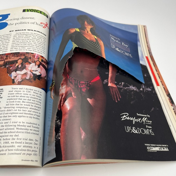 Vintage, Seventeen Magazine from May 1990 - Picture 10 of 13